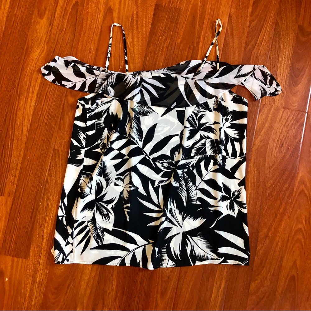 Express floral tank top